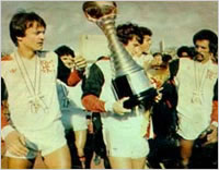 Leandro, Zico e Júnior