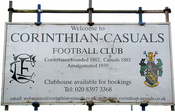 Placa do Estdio do Corinthian Casuals