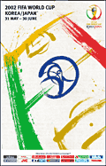 Cartaz oficial da Copa do Mundo de 2002, na Coria do Sul