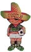 Mascote Juanito, da Copa do Mundo de 1970, no México
